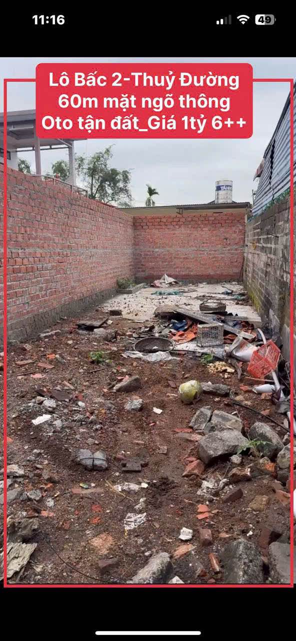 Đất nền Thủy Đường, Hải Phòng 60m² giá 1.65 tỷ - Cơ hội đầu tư hấp dẫn!