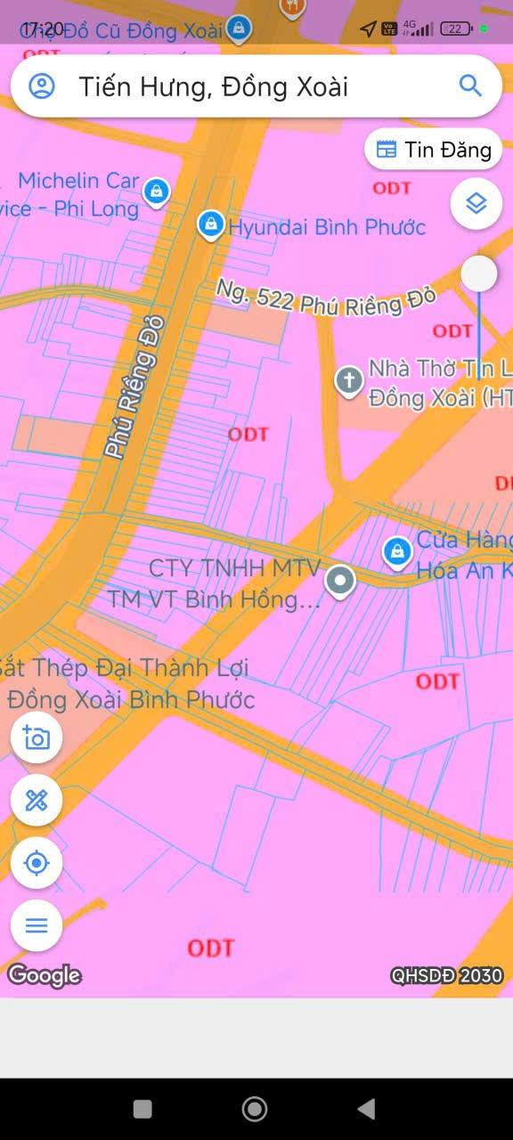 Đất nền 9600m² khu phố 1, Tiến Hưng, Bình Phước - Sổ đỏ chính chủ, giá tốt!