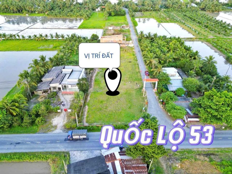 Đất nền 2 mặt tiền Quốc Lộ 53, Vĩnh Long 2019m² - Đầu tư sinh lời ngay!