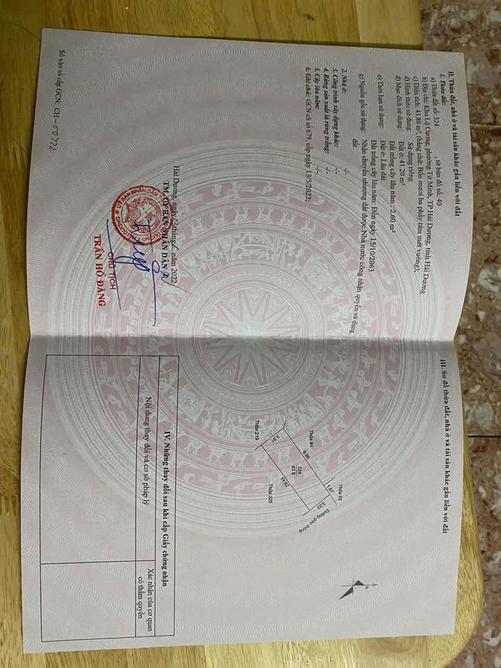 Đất nền phường Tứ Minh, Hải Dương 43.8m² - Giá thỏa thuận, vị trí đẹp, tiện ích đầy đủ!