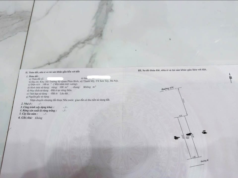 Nhà 2 tầng phường Tùng Thiện 120m² giá 6 tỷ - Chính chủ bán gấp!