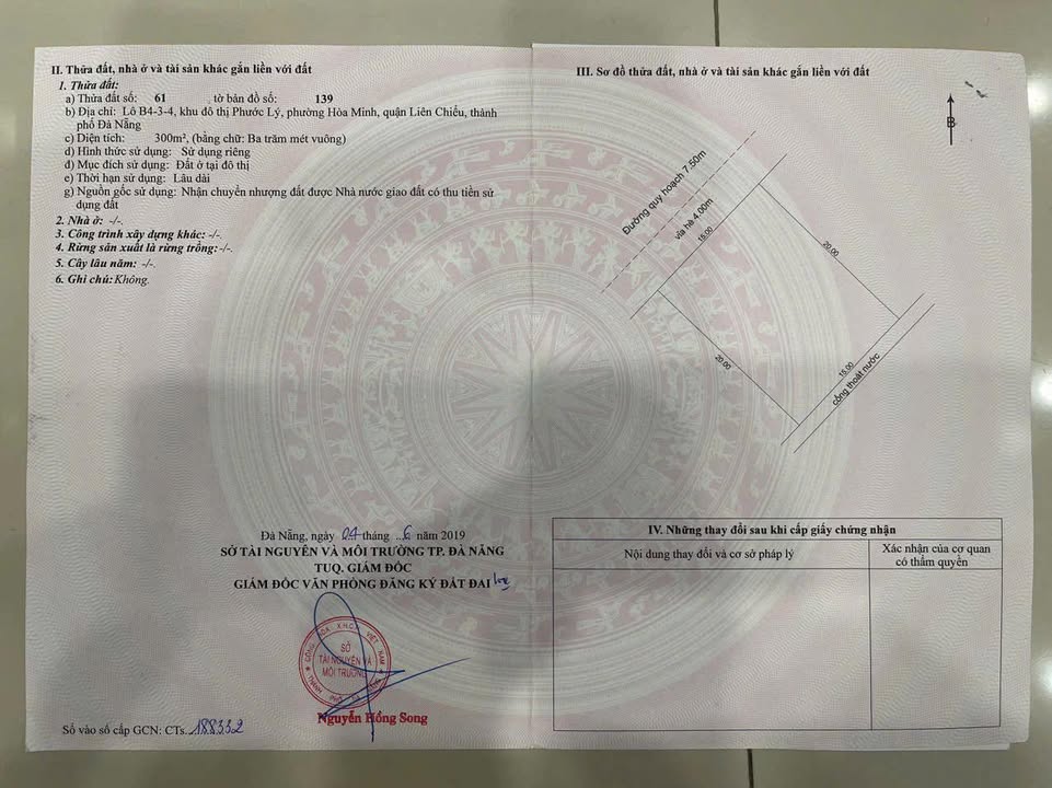 Đất nền khu đô thị Phước Lý Đà Nẵng 300m² - Cơ hội đầu tư hấp dẫn!