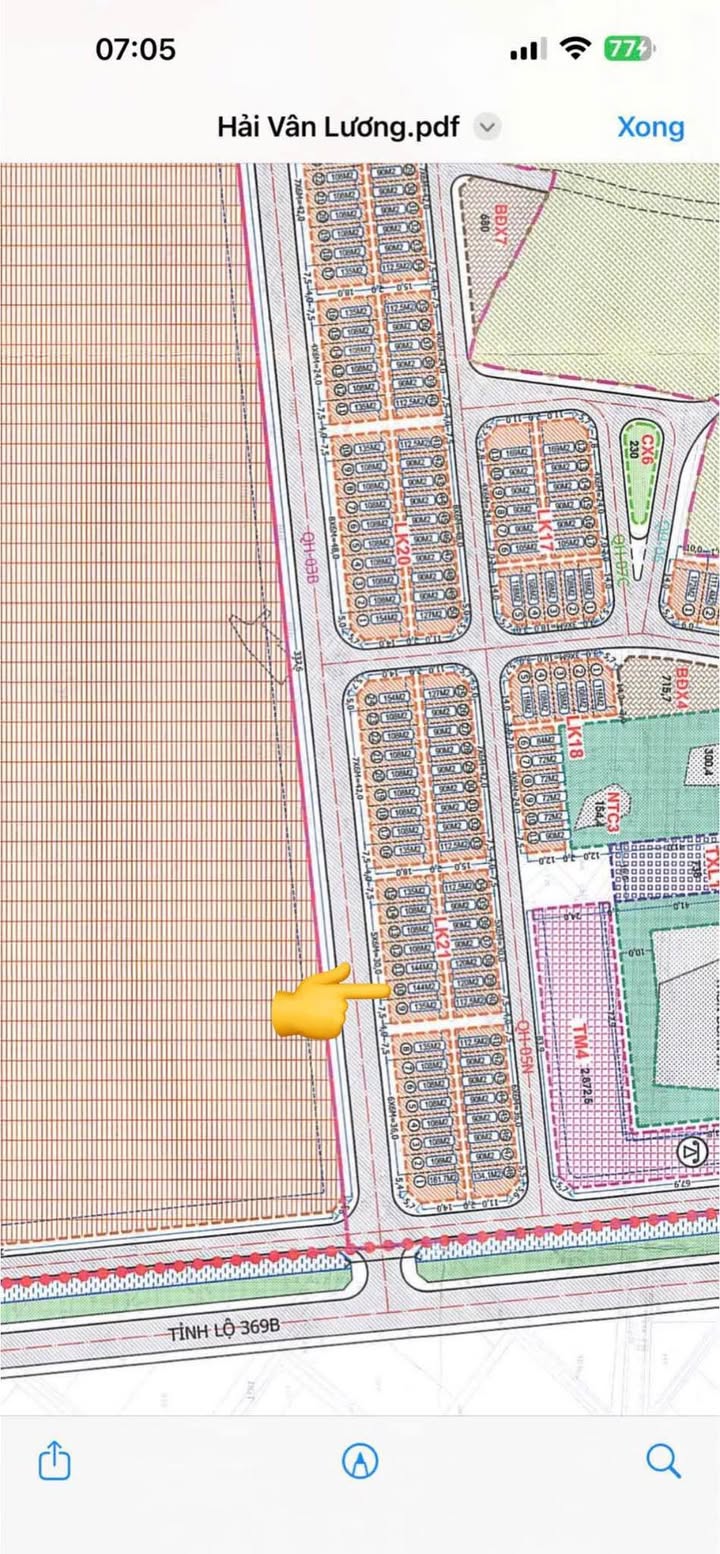 Bán đất dự án Hải Vân Lương, Quỳnh Hải, Thái Bình 135m² - Vị trí đắc địa gần trung tâm!