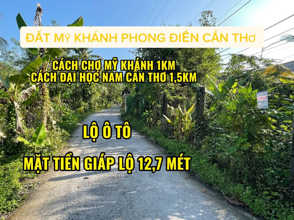 Đất nền Mỹ Khánh Phong Điền 234m² giá 1.699 tỷ - Sổ hồng chính chủ, lộ ô tô!