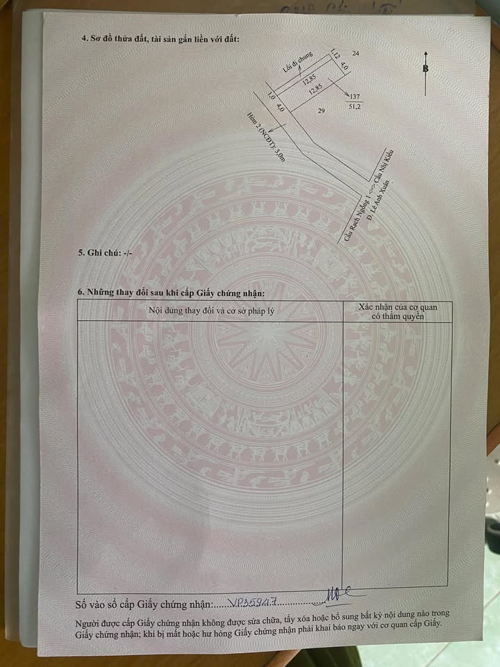 Đất nền Hẻm 156, Đường Lê Anh Xuân, 51.2m² giá 2.15 tỷ - Cơ hội đầu tư tuyệt vời!