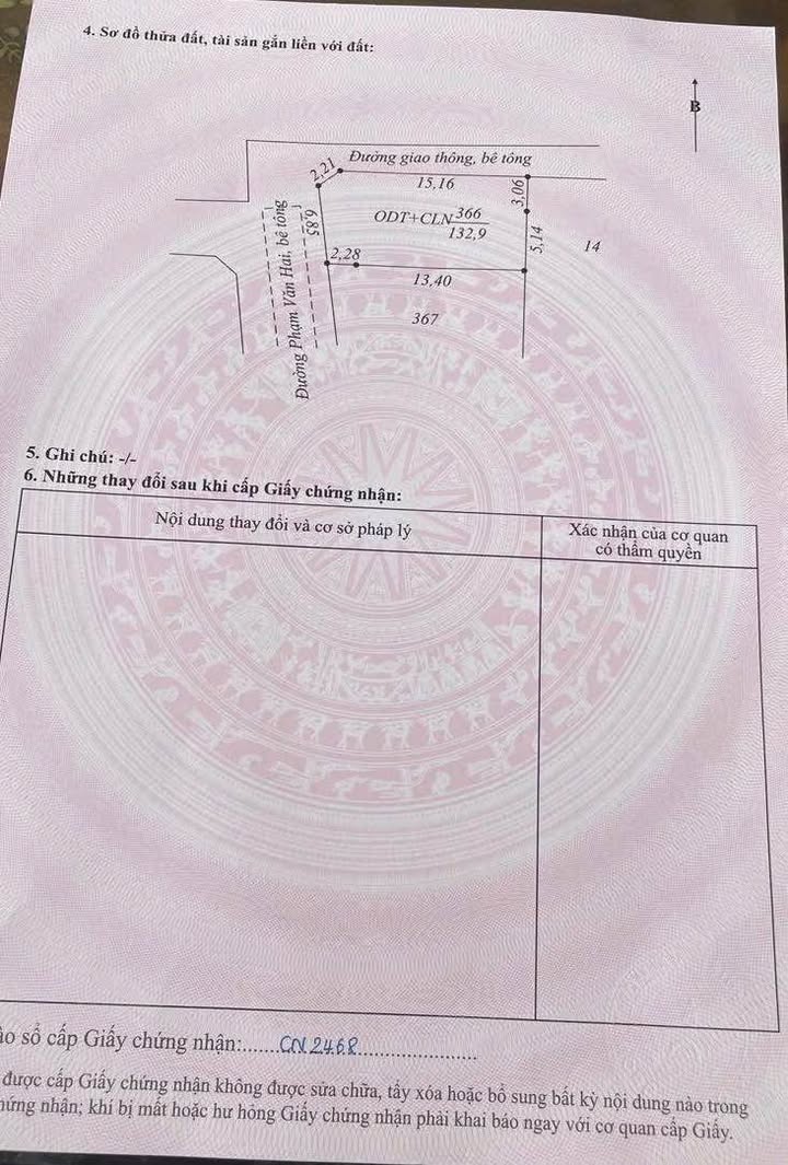 Đất nền mặt tiền Phạm Văn Hai, Lộc Ninh 125m² giá 700 triệu - Cơ hội đầu tư tuyệt vời!