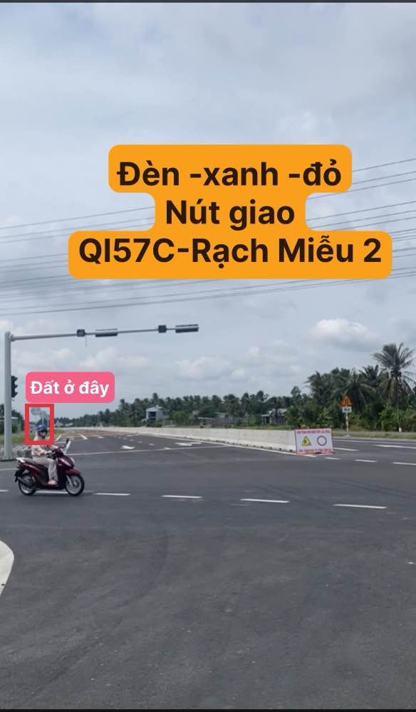 Đất mặt tiền Rạch Miễu 2, Sơn Đông, Bến Tre 4587m² - Đầu tư sinh lời tuyệt vời!