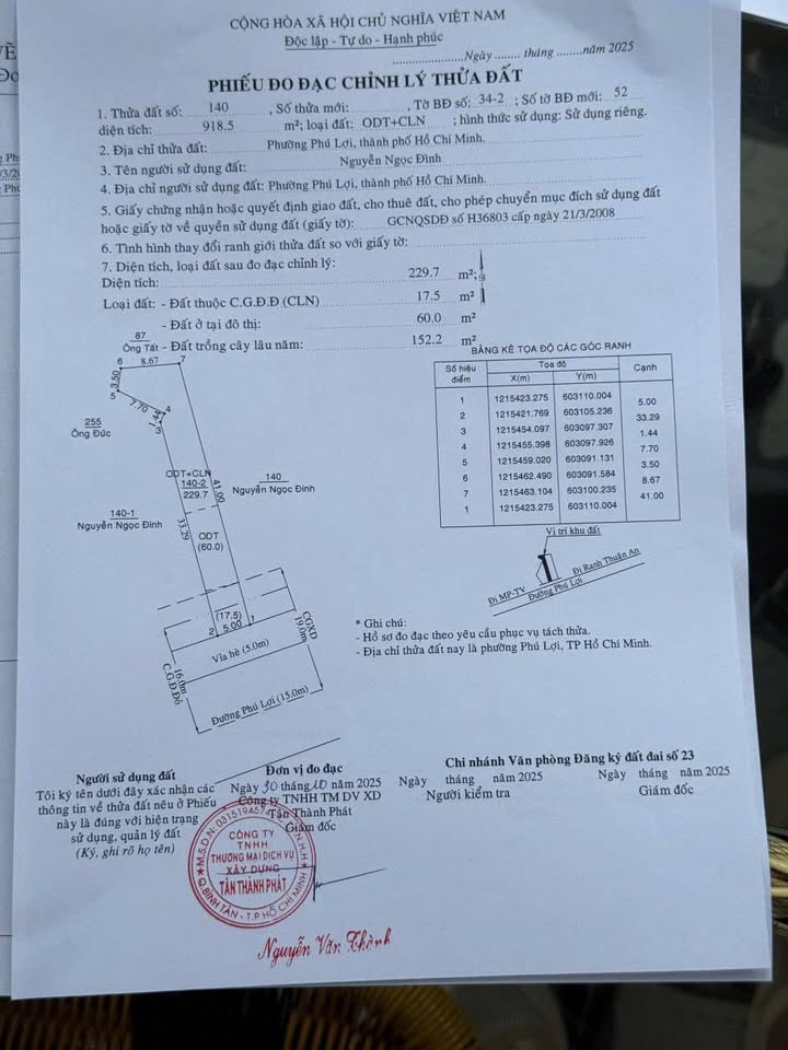 Đất nền mặt tiền Phú Lợi K9, 229m² giá 7 tỷ - Cơ hội đầu tư hiếm có!