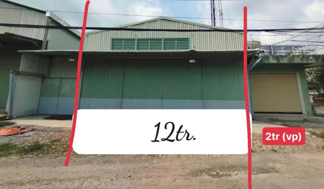 Cho thuê kho Tân Hạnh Biên Hòa 300m² giá 12 triệu - Thích hợp làm kho