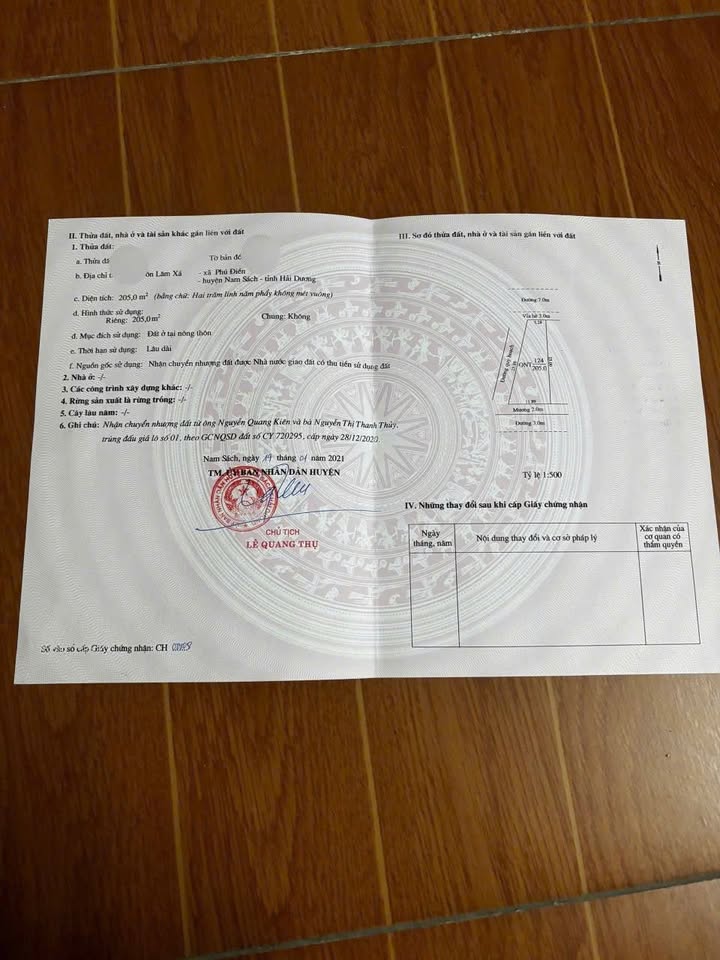 Lô đất đấu giá Lâm Xá - Phú Điền 205m² giá 2 tỷ - Cơ hội đầu tư vàng!