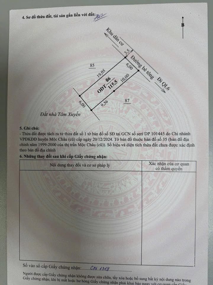 Đất thổ cư Mộc Sơn, Mộc Châu 120m² giá 2.1 tỷ - Cơ hội đầu tư tuyệt vời!