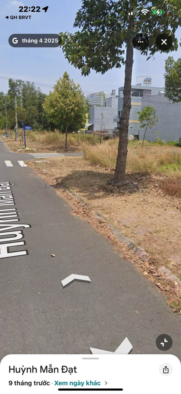 Đất thổ cư đường Huỳnh Mẫn Đạt, Bà Rịa 98m² - Giá rẻ bớt lộc!