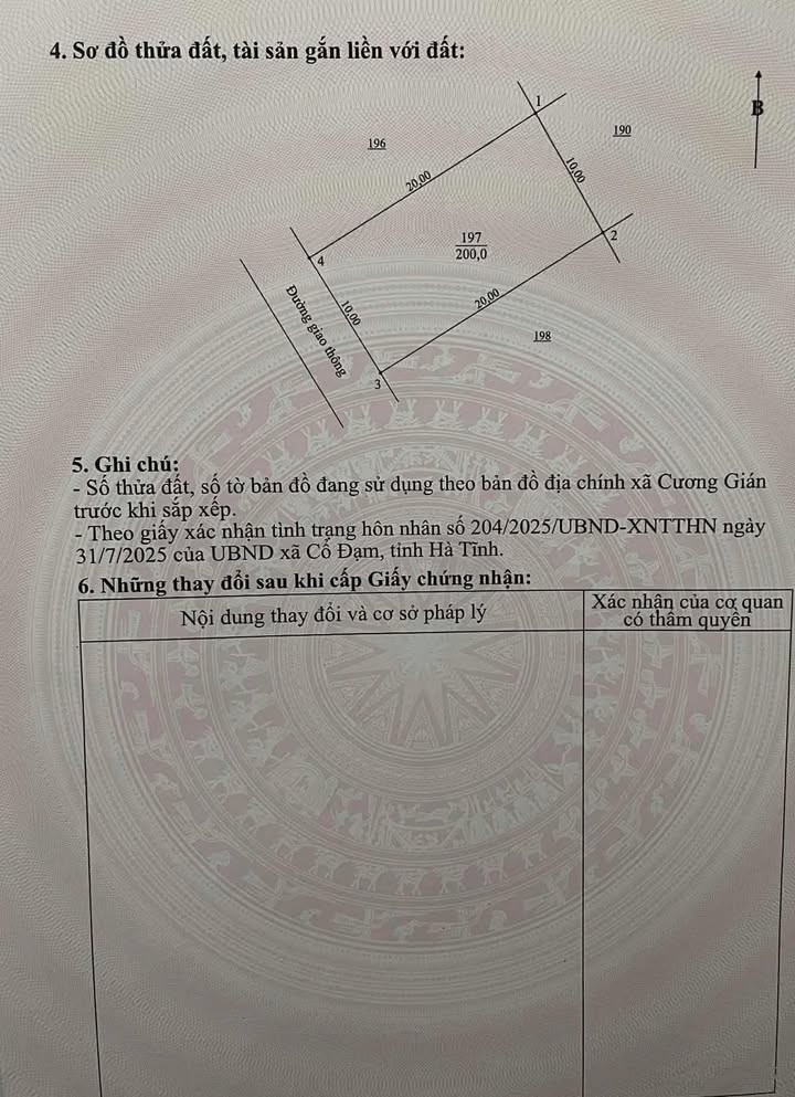 Đất nền Techco Cương Gián 200m² giá 3 tỷ - Đường xá rộng rãi, quy hoạch đồng bộ!