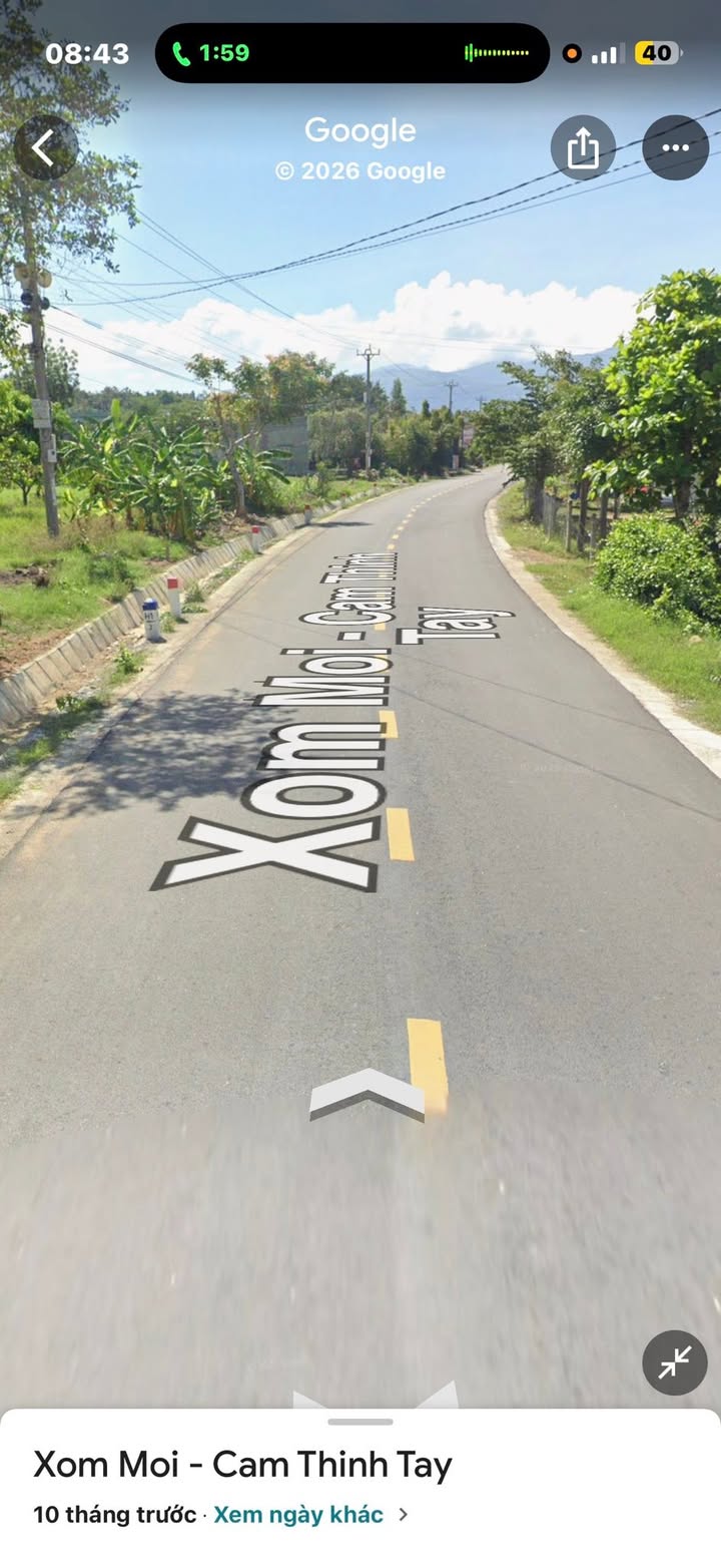 Đất nền Xóm Mới, Cam Thịnh Tây 960m² giá 3.84 tỷ - Sổ đỏ chính chủ, thuận lợi đầu tư!