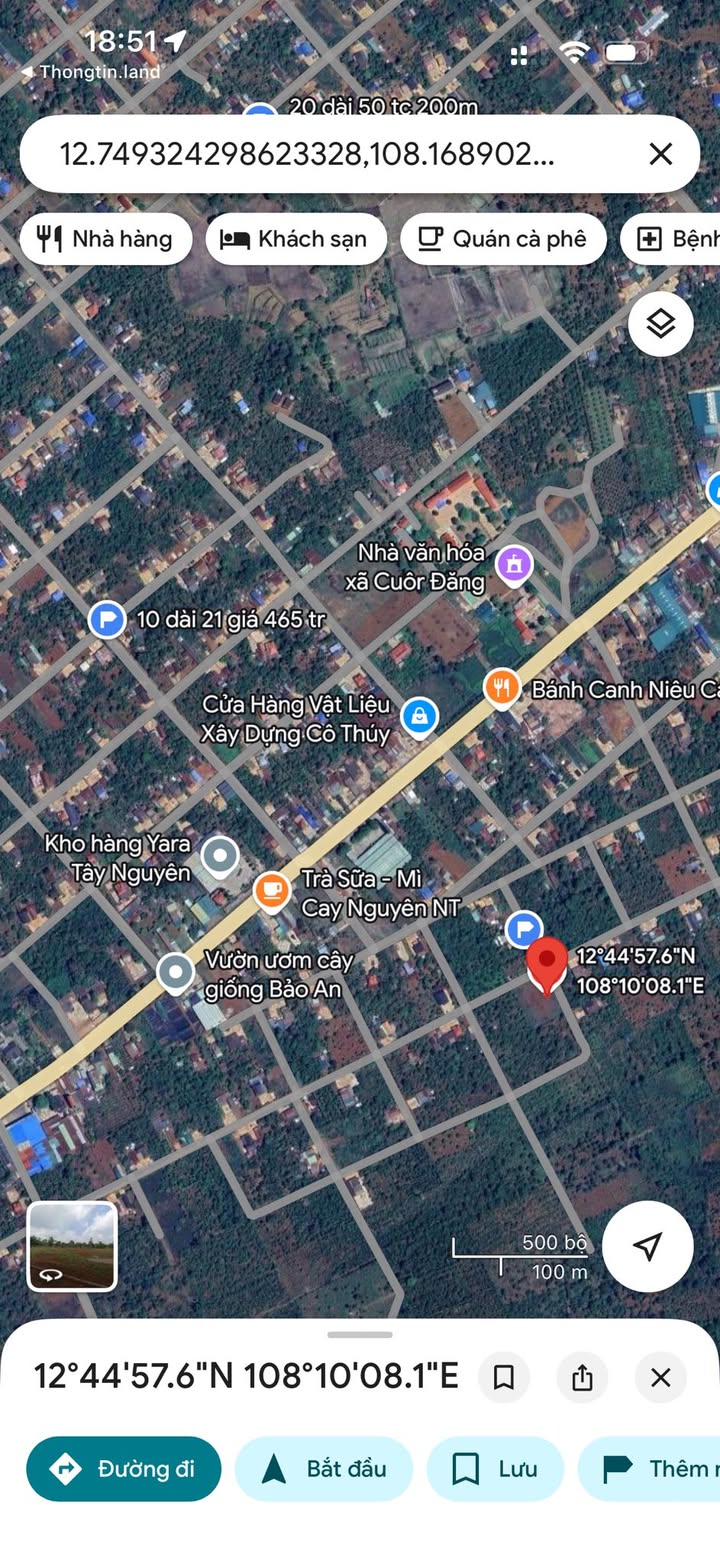 Đất nền Cuôr Đăng, Cư M'gar 180m² giá 599 triệu - Sổ đỏ chính chủ, cơ hội đầu tư tuyệt vời!