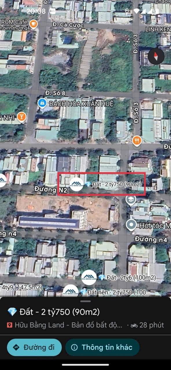 Đất nền KDC Nam Sài Gòn Long Hậu 90m² giá 2.75 tỷ - Cơ hội đầu tư sinh lời!