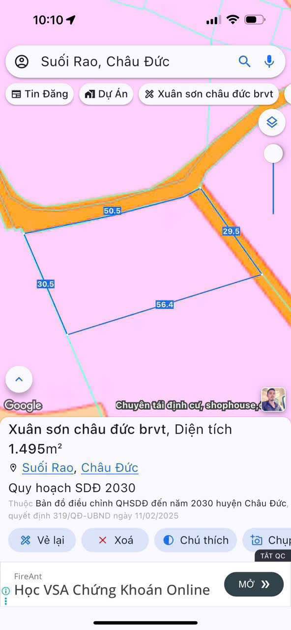 Đất nền Châu Đức 1392m² giá chỉ 2.1 tỷ - Sổ hồng chính chủ, vị trí đẹp!