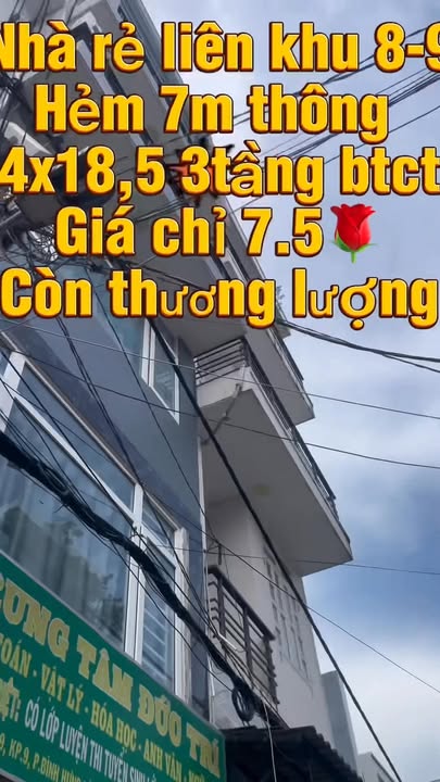 Nhà đẹp Bình Tân 74m² giá 7.5 tỷ - Dọn vào ở ngay!
