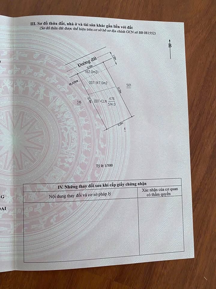 Đất nền Uyên Hưng Tân Uyên 511m² giá 5 tỷ - Cơ hội đầu tư sinh lời!