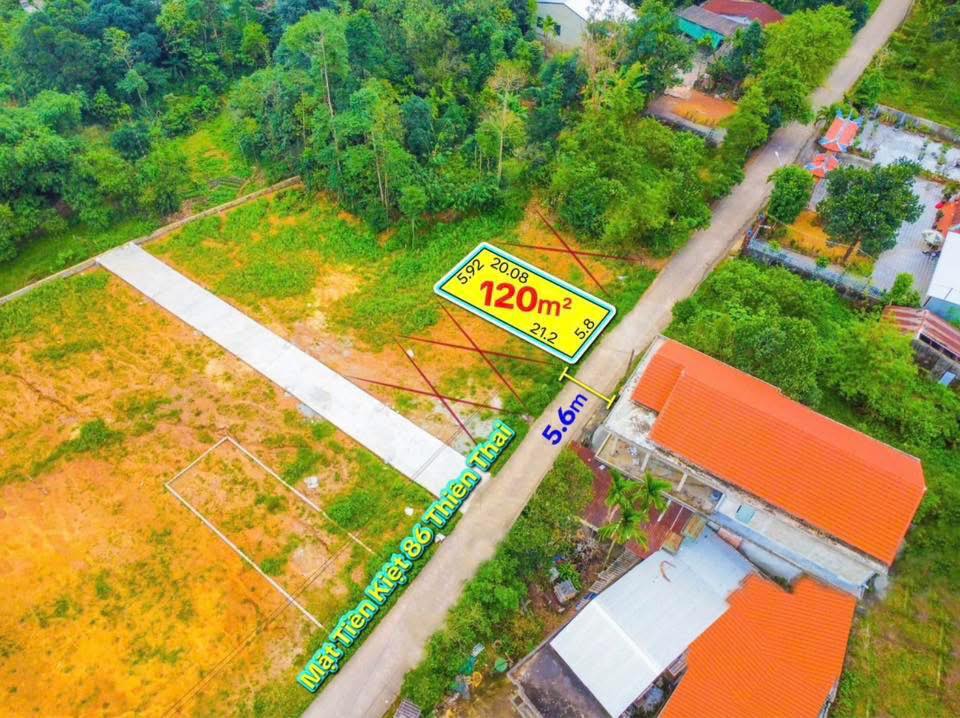 Đất mặt tiền kiệt Thiên Thai, 120.5m² giá 1.1 tỷ - Pháp lý rõ ràng!