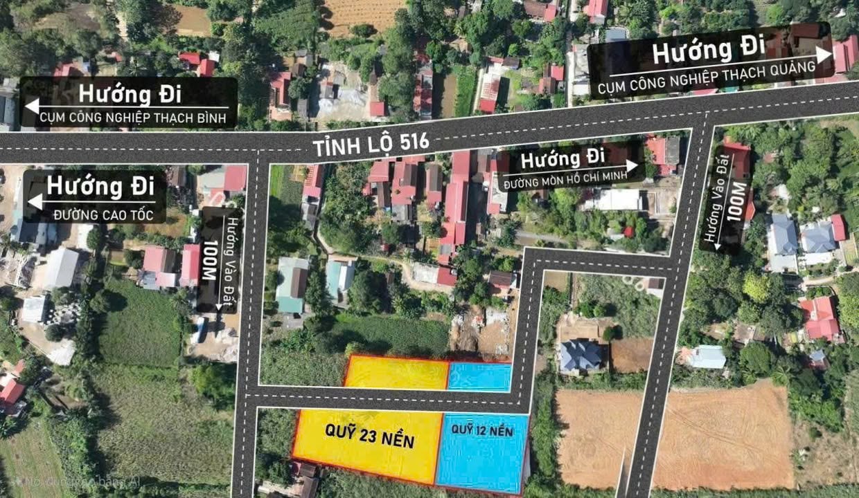 Đất Thạch Bình - Thanh Hóa 100m² chỉ 165 triệu - Cơ hội đầu tư tuyệt vời!