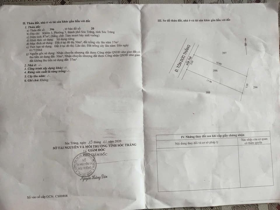 Nhà mặt tiền Tôn Đức Thắng, Sóc Trăng 89.5m² giá 1.7 tỷ - Đầu tư sinh lời nhanh chóng!