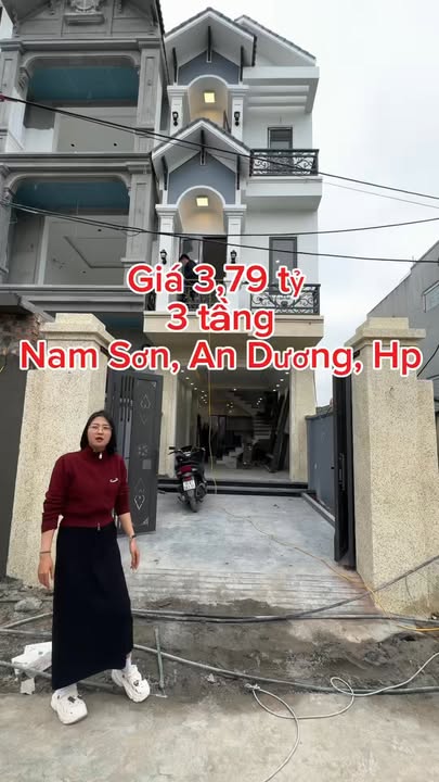 Nhà 3 tầng 67m² tại Nam Sơn, An Dương giá 3.79 tỷ - Thiết kế hiện đại, tiện nghi!