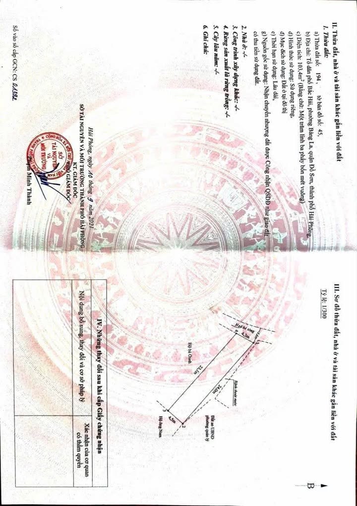 Đất Bàng La - Đồ Sơn 103m² giá 1.29 tỷ - Cơ hội đầu tư tuyệt vời!