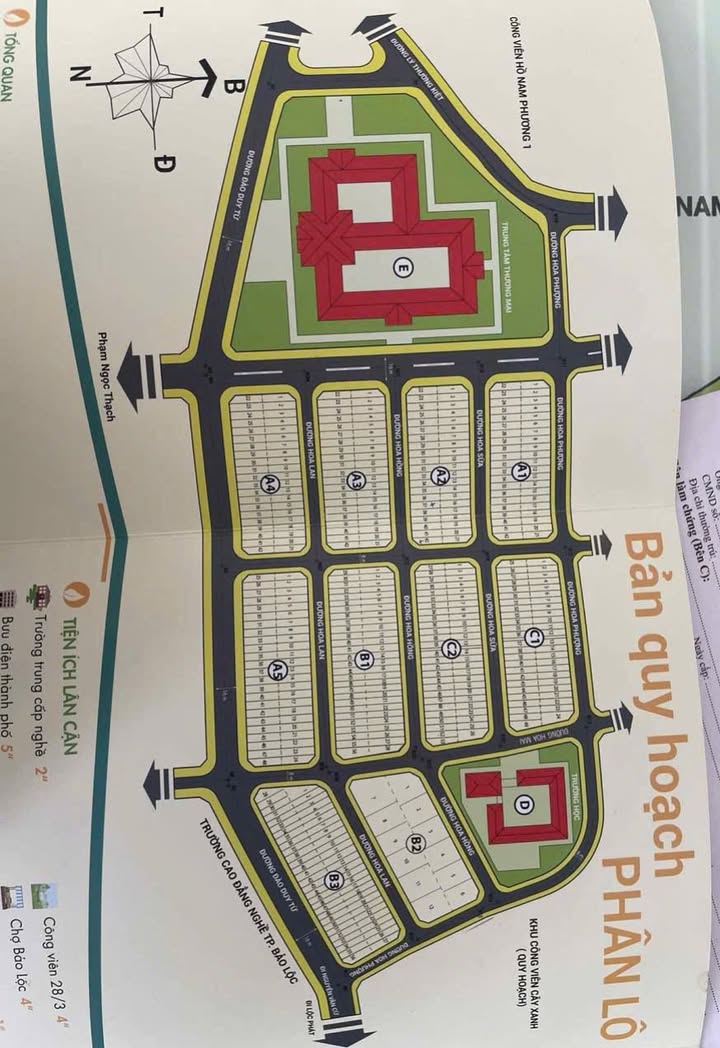 Đất nền Nam Phương City Bảo Lộc 130m² giá 2.8 tỷ - Đầu tư sinh lời tốt!