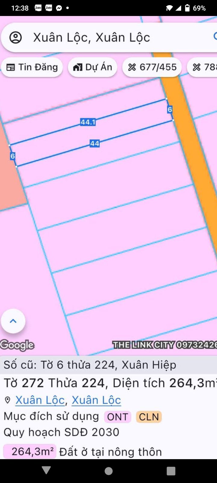 Đất thổ cư Xuân Hiệp - 264m² chỉ 1.1 tỷ - Cơ hội đầu tư không thể bỏ lỡ!