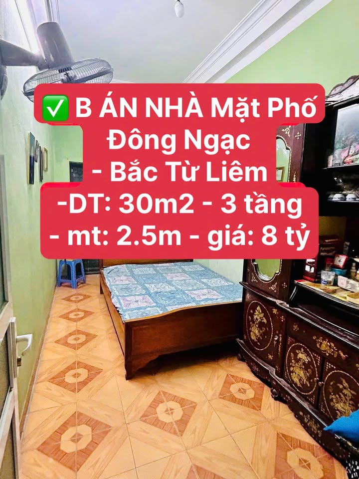 Nhà mặt phố Đông Ngạc, Bắc Từ Liêm 30m² giá 8 tỷ - Đón gió Sông Hồng quanh năm!