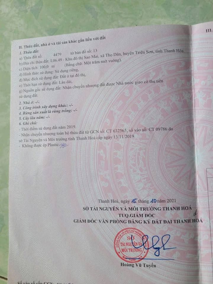 Đất ở dự án chợ Thọ Dân 100m² giá chỉ 7xx triệu - Vị trí đẹp, thuận tiện!