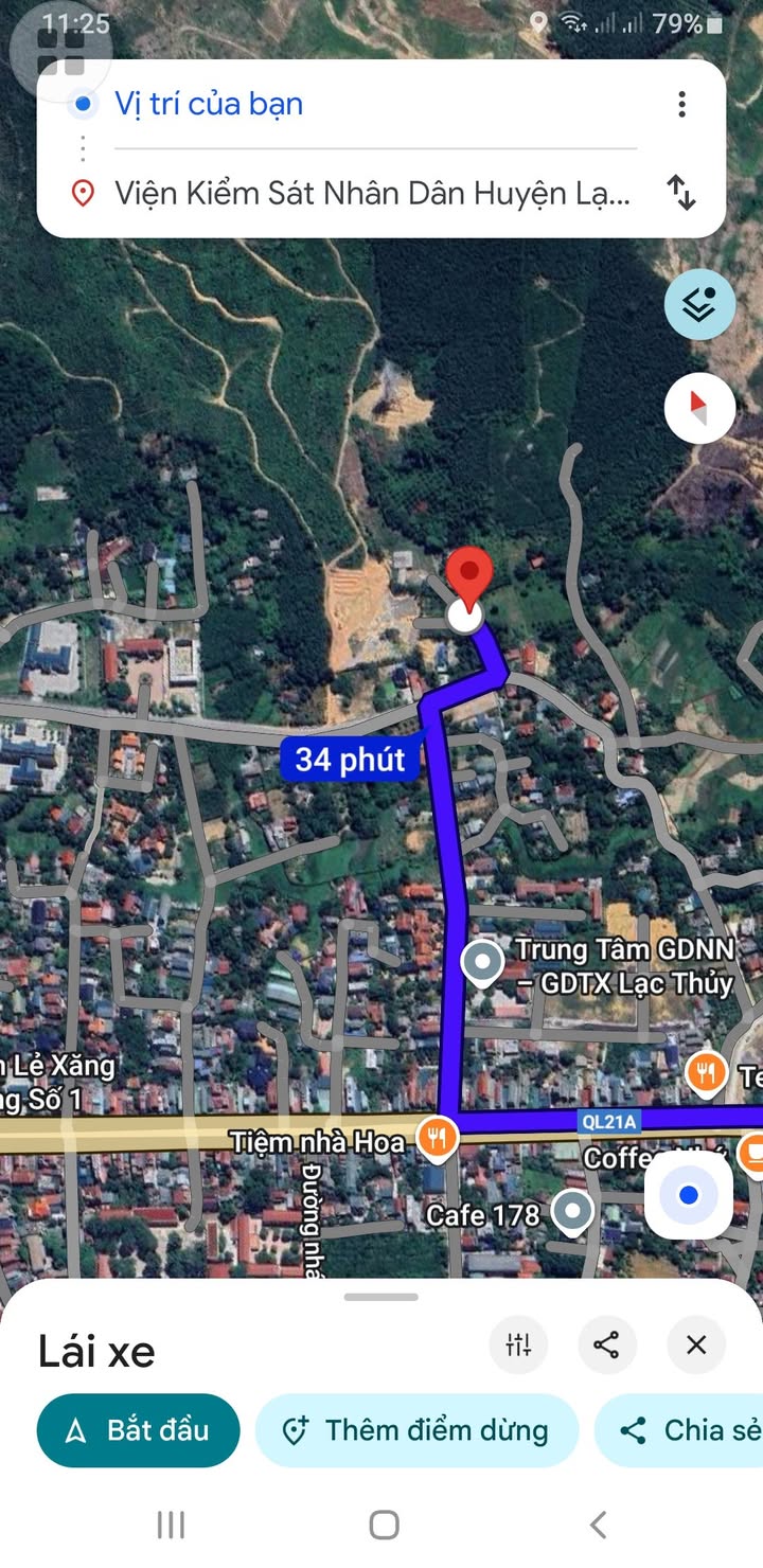 Đất nền Chi Nê Lạc Thủy 230m² giá 950 triệu - Đường lớn ô tô vào tận nơi!