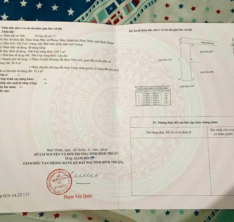 Đất thổ cư 100m² Đặng Văn Lãnh, Phan Thiết - Giá chỉ 860 triệu, cơ hội đầu tư tốt!