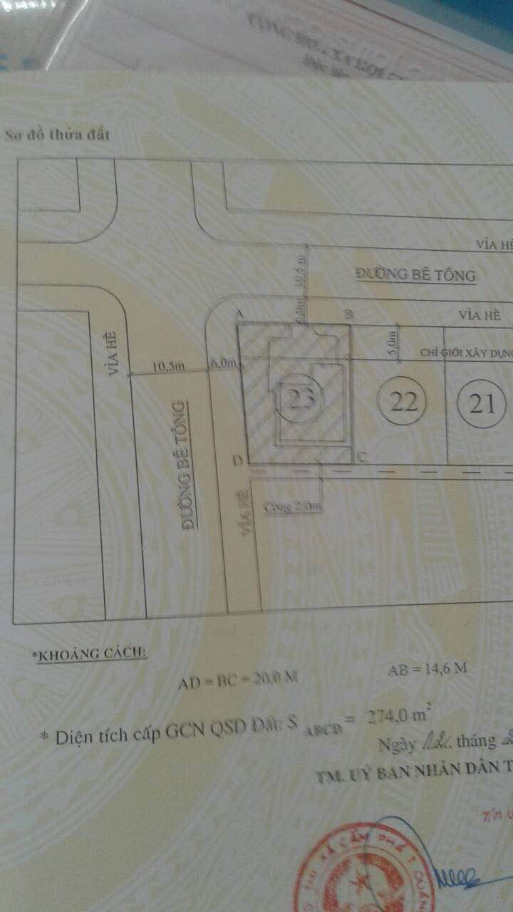 Biệt thự Tây Bến Do Cẩm Phả 274m² giá 11 tỷ - Vị trí đắc địa gần biển!