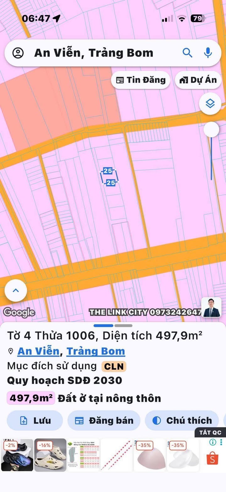 Đất nền An Viễn Trảng Bom 500m² giá 2.7 tỷ - Sổ đỏ chính chủ, vị trí tiềm năng!