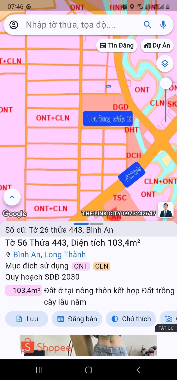 Đất thổ cư xã Bình An 6m ngang giá chỉ 1.5 tỷ - Cơ hội đầu tư lý tưởng!