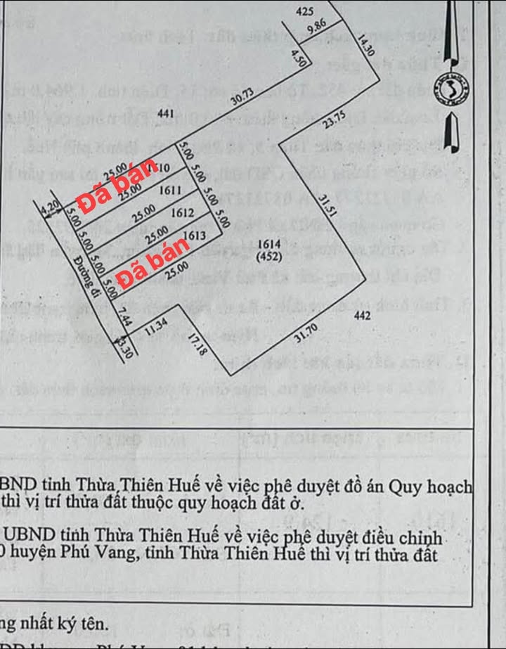 Đất Vinh Thanh Phú Vang 125m² giá 300 triệu - Pháp lý rõ ràng, giao thông thuận lợi!