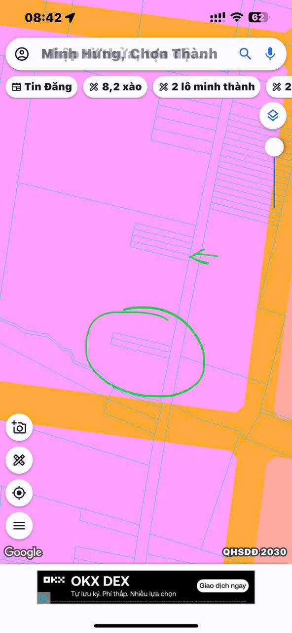 Đất nền liền kề 250m² tại phường Minh Long, Chơn Thành - Giá chỉ 5xx triệu!