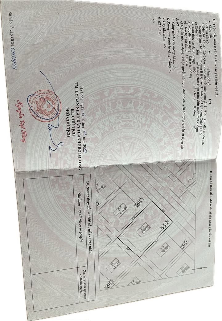 Đất nền biệt thự Đông Hùng Thắng II Bãi Cháy 590m² giá 11.8 tỷ - Cơ hội đầu tư không thể bỏ lỡ!