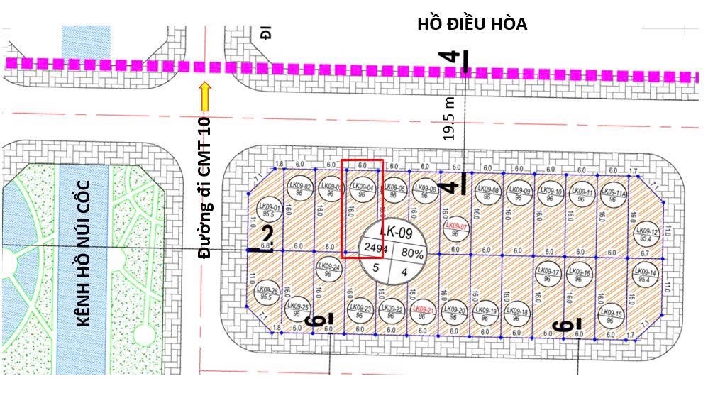 Đất nền Khu đô thị Kosy Sông Công 96m² giá 1.8 tỷ - View hồ cánh đồng thoáng mát!