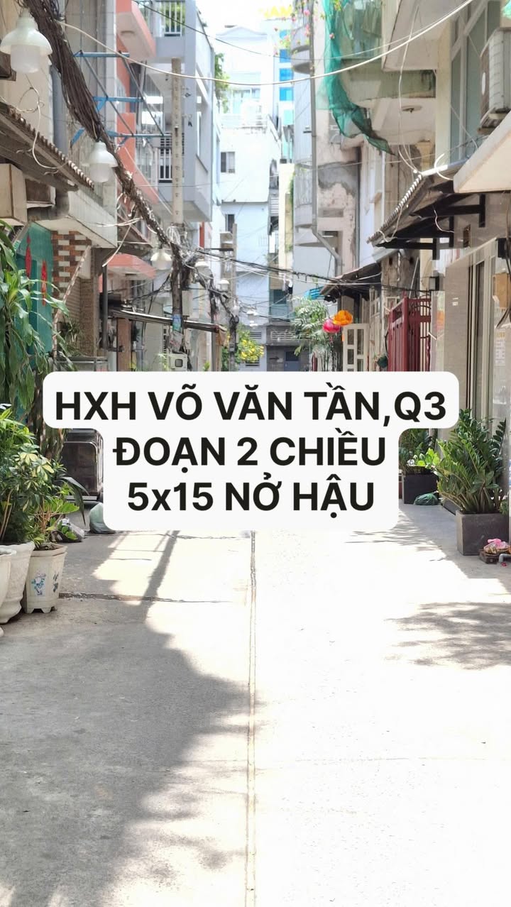 Nhà riêng Võ Văn Tần, P5, Q3 diện tích 70m² giá 13 tỷ - Đầu tư sinh lời ngay!