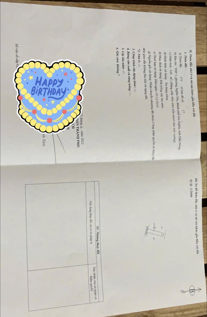 Đất thổ cư 540m² tại phường Nghĩa Tân, Gia Nghĩa - Giá chỉ 1.1 tỷ