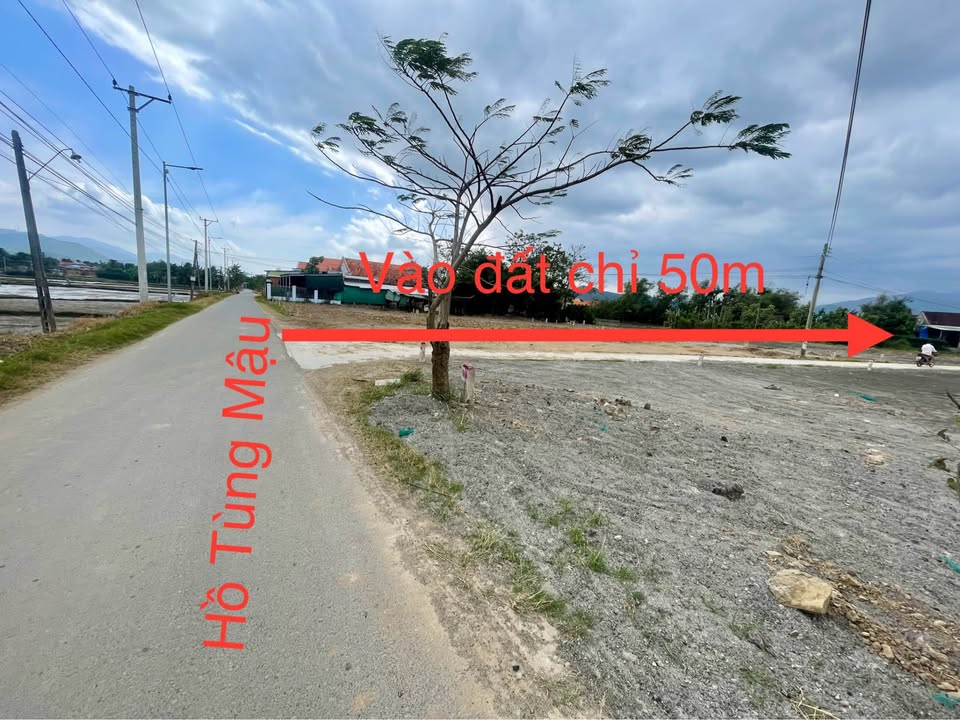 Đất Ninh Giang Ninh Hòa 158m² giá 500 triệu - Đường nhựa Hồ Tùng Mậu chỉ 50m!