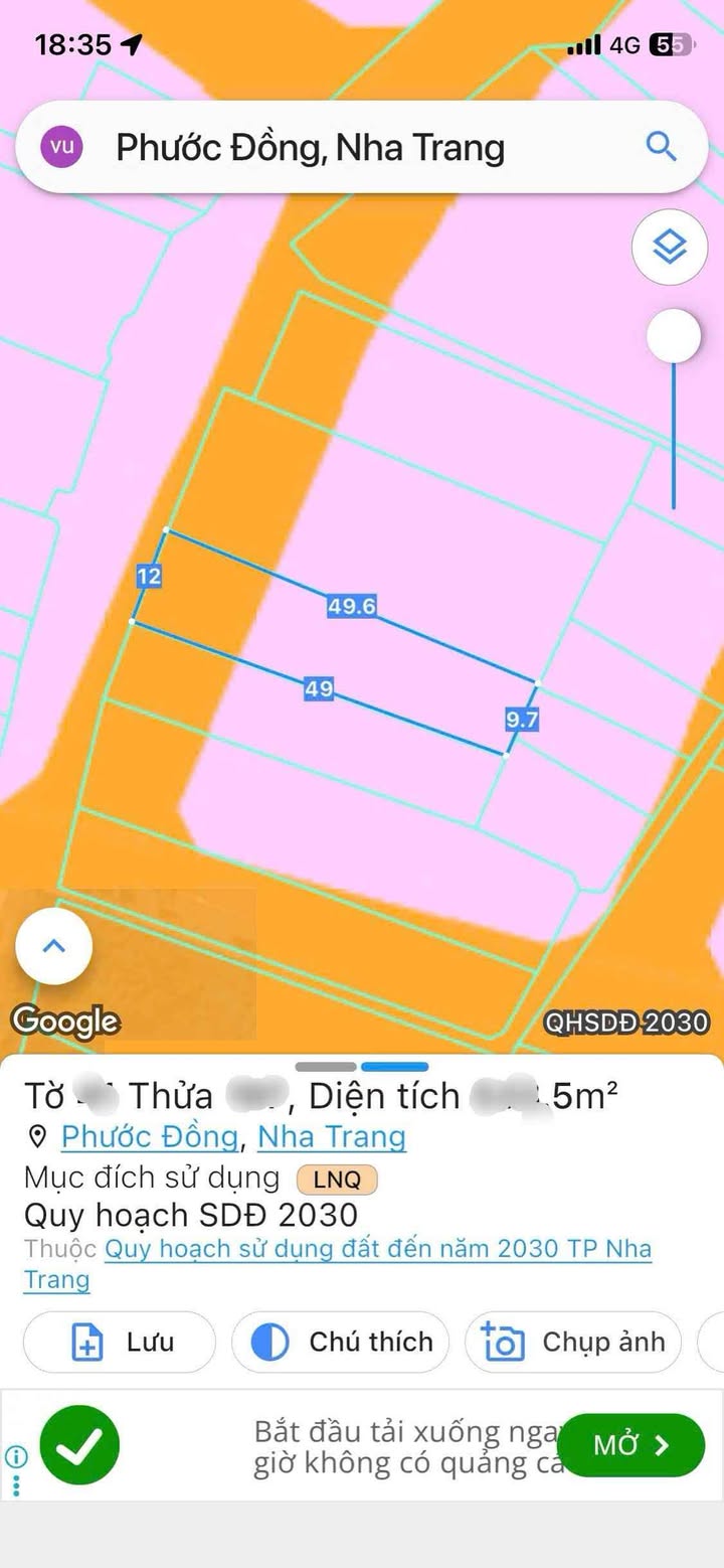 Đất nền mặt tiền đường Bình Hòa, Nha Trang 290m² giá 4.2 tỷ - Tiềm năng đầu tư lớn!