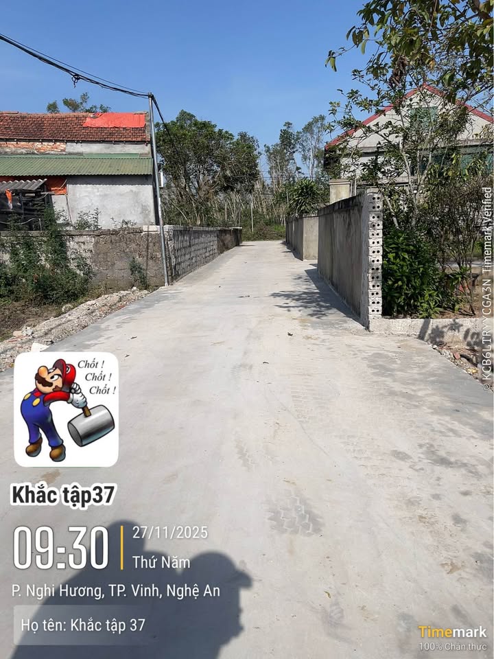 Đất nền Nghi Hương Cửa Lò 186m² giá 2 tỷ - Cơ hội đầu tư hấp dẫn!