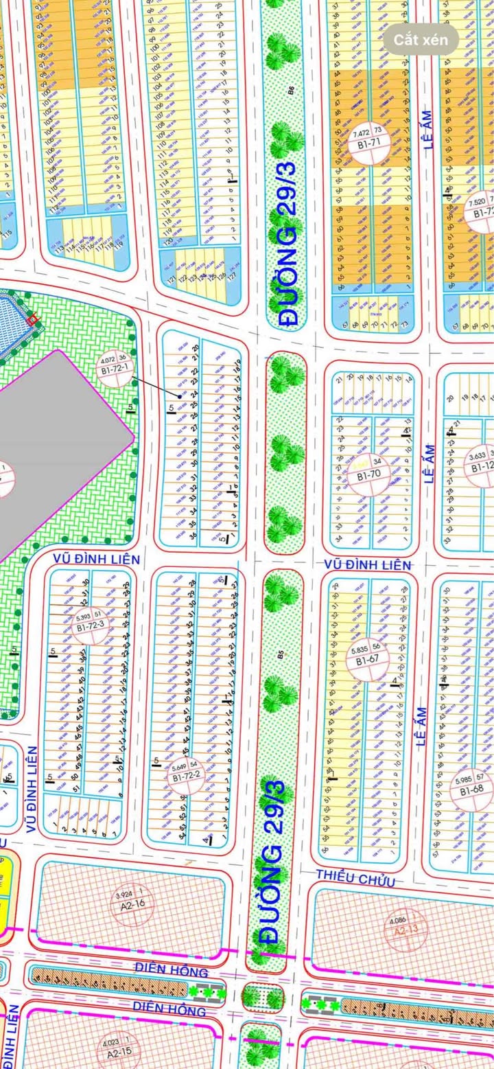 Cặp đất Hòa Xuân, Đà Nẵng 200m² giá 18.2 tỷ - Đầu tư sinh lời ngay!