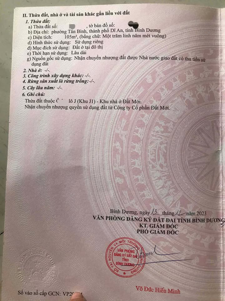 Nhà cấp 4 KDC Đại Quang Dĩ An 105m² giá 3.8 tỷ - Vào ở ngay!