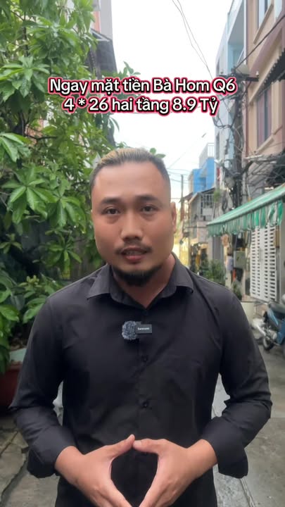 Nhà bán Quận 6 - Hẻm xe tải Bà Hom 104m² giá 9.8 tỷ - Pháp lý rõ ràng