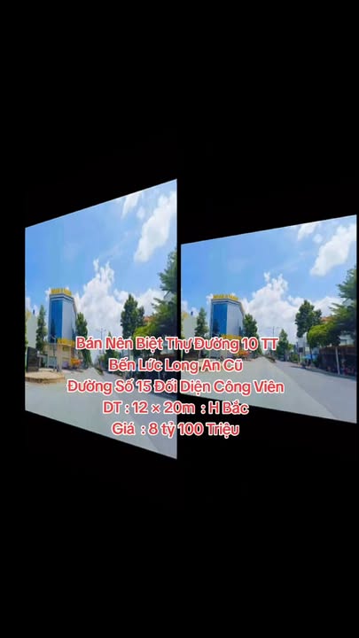 Đất nền biệt thự KDC Đường 15 Bến Lức 240m² giá 8.1 tỷ - Cơ hội đầu tư tuyệt vời!